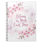 Carnet Bloom in Your Own Time Spiral Photo Notebook (Devant)