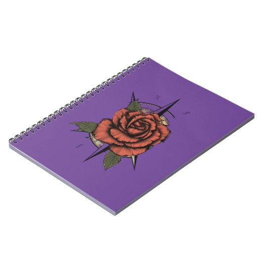 Carnet Bloom & Naviguer : Rose Compass Tee (Côté gauche)