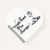 Carnet Bloom Through Trials – Strength from the Cracks (Devant)