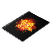 Carnet Blooming Fire Rose (Côté gauche)