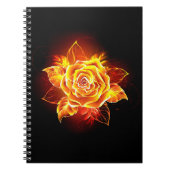 Carnet Blooming Fire Rose (Devant)