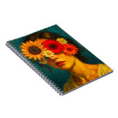 Carnet Blooming Soul - Oil Painting Style Portrait  (Côté Droit)