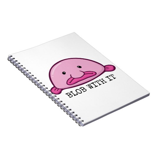 Carnet Bloquer avec / Blobfish (Côté Droit)