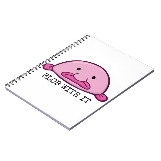 Carnet Bloquer avec / Blobfish (Côté gauche)