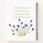 Carnet Bloquer grâce à la croissance (Dos)