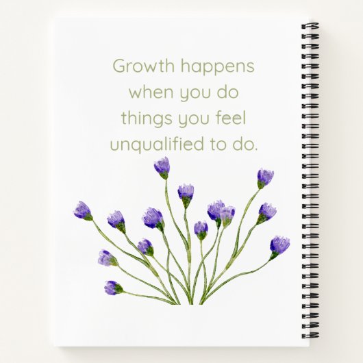 Carnet Bloquer grâce à la croissance (Dos)