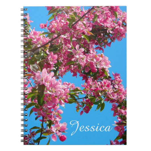 Carnet Blossom and Blue Sky Personalised (Devant)