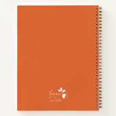 Carnet Blossom rouge (Dos)