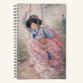 Carnet Blossom Swing – A Dream of Spring in Hanbok Notebo (Recto)