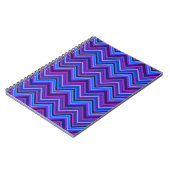 Carnet Blue and purple zigzag (Côté gauche)