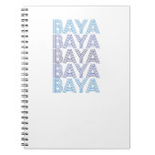 Carnet Blue Baya (Devant)