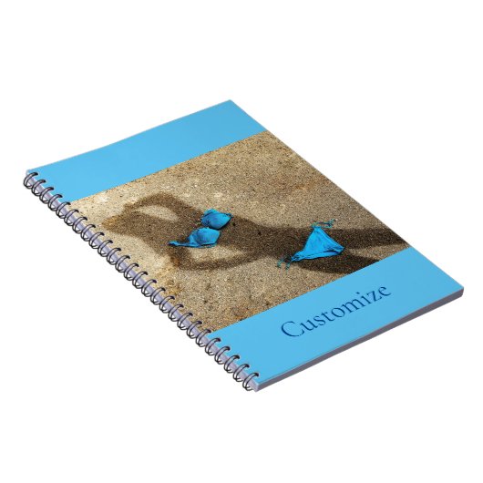 Carnet Blue Bikini Beach Sand Thunder_Cove (Côté Droit)