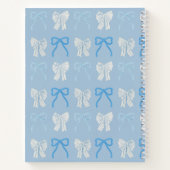 Carnet Blue Bows Photo Graduation Guest Book (Dos)
