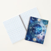 Carnet Blue Celestial Jung Inspiré Individualisation (Intérieur)