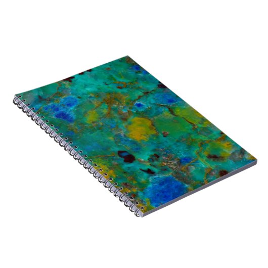 Carnet Blue Cliff Chrysocolla (Côté Droit)