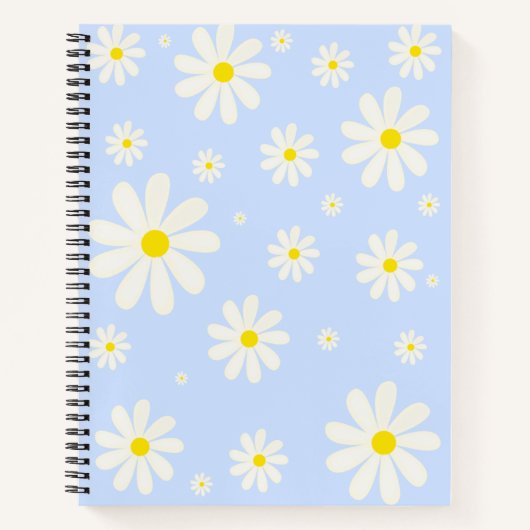 Carnet Blue Daisy (Devant)