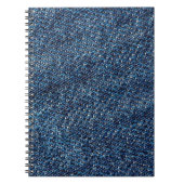 Carnet Blue denim jeans texture background. (Devant)