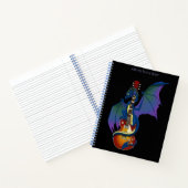 Carnet Blue Dragon Sunburst Guitare Music (Intérieur)