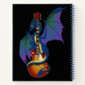 Carnet Blue Dragon Sunburst Guitare Music (Dos)