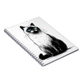 Carnet Blue-Eyed Gaze - Siamese Cat (Côté Droit)