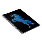Carnet Blue Fire Unicorn Notebook (Côté Droit)