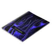 Carnet Blue Flames (Côté gauche)