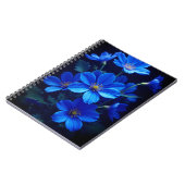 Carnet Blue Floral Notebook - Beauty for Your Ideas (Côté gauche)