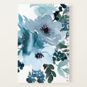 Carnet Blue floral Praise & prayer (Verso)