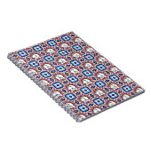 Carnet Blue Floral Westie (Côté Droit)