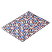 Carnet Blue Floral Westie (Côté gauche)