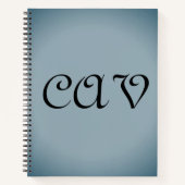 Carnet Blue Gray   (Devant)