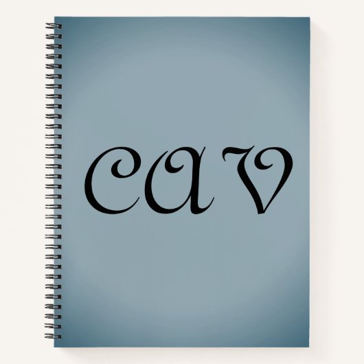 Carnet Blue Gray   (Devant)