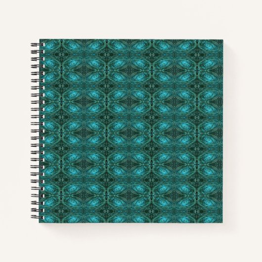 Carnet Blue Green Galaxy (Devant)
