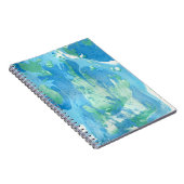 Carnet Blue Green Modèle moderne moderne Abstrait (Côté Droit)