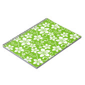 CARNET BLUE HAWAII (LIME) (Côté gauche)