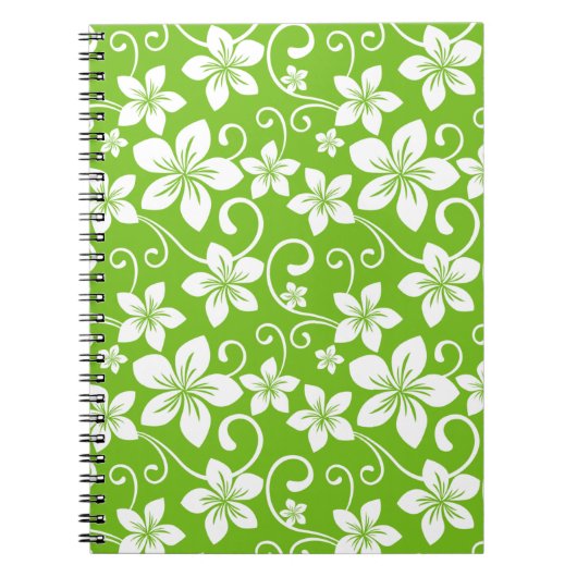 CARNET BLUE HAWAII (LIME) (Devant)