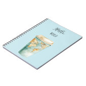 Carnet Blue Hello World Coffee Cup (Côté gauche)