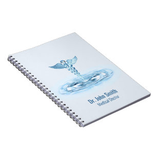 Carnet Blue Hermes Rod Caduceus Eau Médicale Caduceus