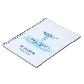Carnet Blue Hermes Rod Caduceus Eau Médicale Caduceus (Côté gauche)