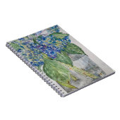 Carnet Blue Hydrangeas in Water spiral notebook (Côté Droit)