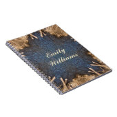 Carnet Blue Kaleidoscope Star Wicker Arrière - plan (Côté Droit)
