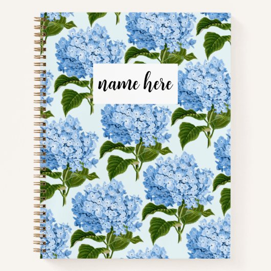 Carnet Blue Lilac personnalisé (Devant)