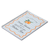 Carnet Blue Little Cutie Souvenirs favoris Anniversaire (Côté gauche)