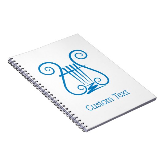 Carnet Blue Lyre (Côté Droit)