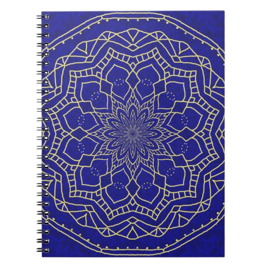 Carnet Blue Mandala (Devant)