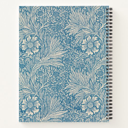 Carnet Blue Marigolds (par William Morris) (Dos)