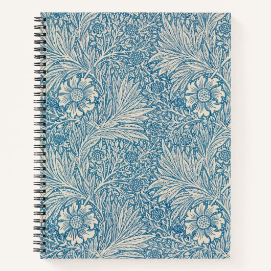 Carnet Blue Marigolds (par William Morris) (Devant)