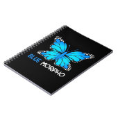 Carnet Blue Morpho Butterfly (Côté gauche)