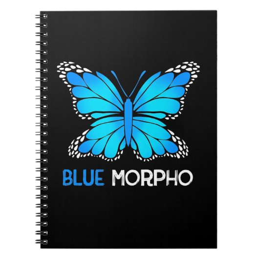 Carnet Blue Morpho Butterfly (Devant)
