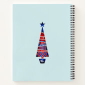 Carnet Blue Nordic Christmas Reindeer Pair (Dos)